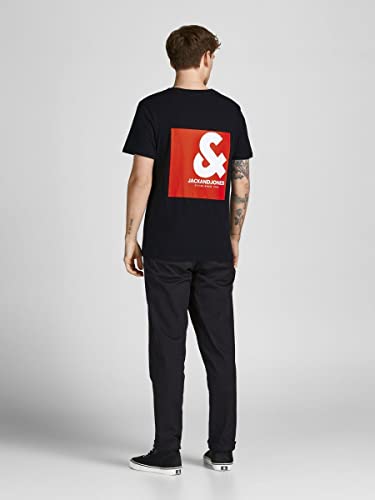 JACK & JONES Male - Maglietta girocollo, Nero, M