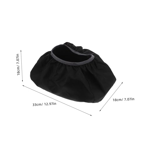 Housse de protection imperméable pour sac à dos lot de 2 couvertures noires légères - 2