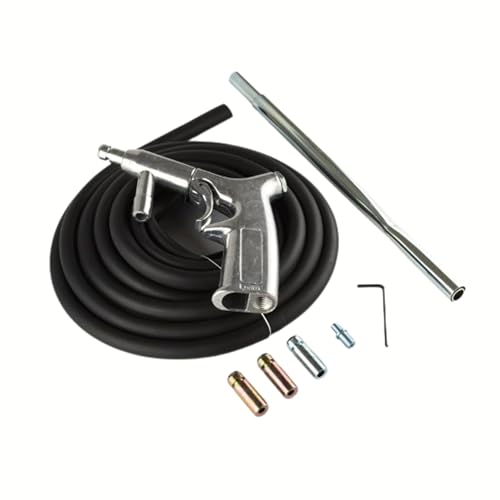 ATE Pro. Tools - Sand Blaster Kit, Sandblaster Siphon Feed Gun Nozzle, Sand Blasting Gun with 10 ft. Hose, Abrasive Blaster Nozzle Gun, Removes Paint, Stain, Rust, Grime