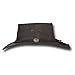 Barmah Hats Squashy Bronco Leather Hat 1022BL / 1022CH - Chocolate - Large