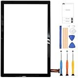 New for Pritom TronPad L10 Touch Screen Digitizer for 10.1' Dragon Touch Notepad 102 Touch Panel Glass Sensor Replacement Repair Parts Kit with Free Tools (Black)