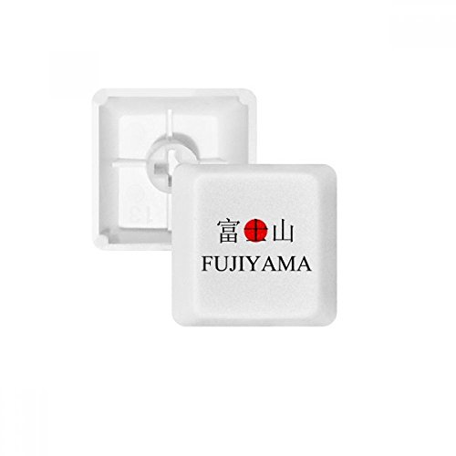 Keycaps PBT Fujiyama Clavier Mécanique Blanc Premium R1 Soleil Rouge