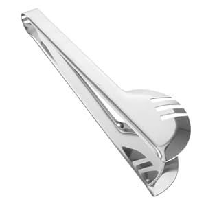 Decornijia Edelstahl Küchenzange BWGR07 Silver