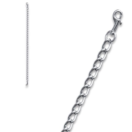 90cm Metall Bondage Kette mit Karabinerhaken Stahl Kette mit Karabiner