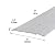 M-D Building Products 68684 1/4-Inch by 6-Inch - 72-Inch TH043 Fluted Saddle, Mill