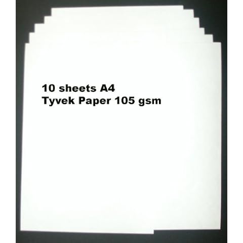 Tyvek, 105 g/m ², DIN A4 Packung, 10 Blatt Cover