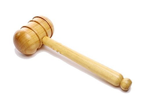 Sujata Sports Cricket Bat Wooden Mallet Hammer | Wooden Bat Mallet for Knocking to Improve Bat | Wooden Knocking Hammer Mallet Double Sided 2