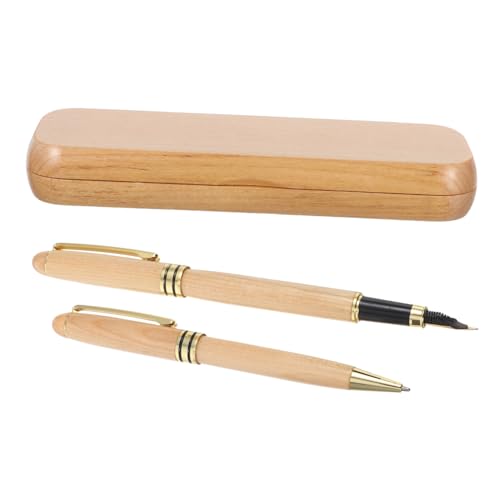 GRIRIW メープル木軸万年筆 滑らかな細字ペン先 快適なエルゴ クスグリッ