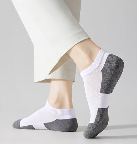 Image of 12-30 Pairs Low Cut Ankle Socks for Men Thin Breathable Casual No Show Athletic Socks Bulk
