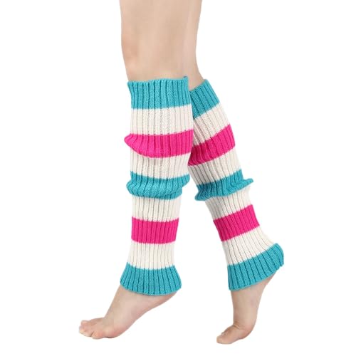 Image of Leg Warmers for Women Winter, Leg Warmers Y2k Ribbed Leg Warmers 80s Leg Warmer Socks Outfit for Girls Party Yoga