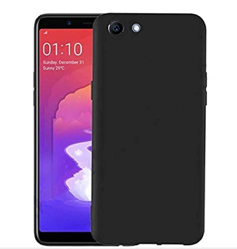 Image of Mobile Back Cover Case for Realme 1 (Silicone Case|CameraProtection|Black SC1510)