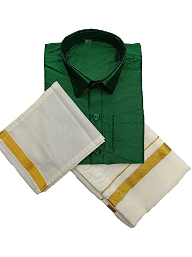 Boys Traditional Dhoti & Shirts Set