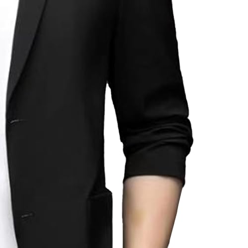 Blazer hombre DGHM-JLMY elegante slim fit negro miniatura 4