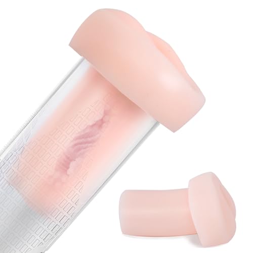 Extended-Length Penis Pump Sleeves Dildo Sleeves Realistic Vaginal Sleeves Male Enhancement Replacement Parts Sealing caps Extended Pump Sleeves Thickened Sleeves Pocket Cat Adult Sex Toys