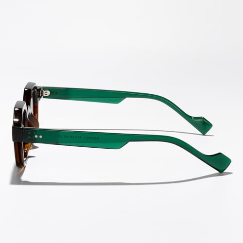 Vintage Sunglasses for Men Women Trendy Geometric Round Frame Perfect for Streetwear Driving Outdoor Fashion3