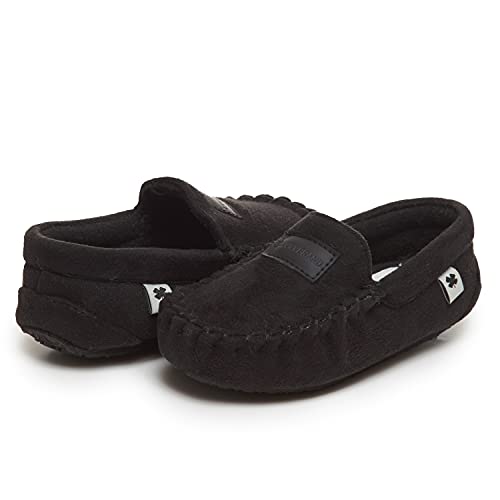 Image of Lucky Brand Boy's Micro-Suede Moccasin Loafer Slippers