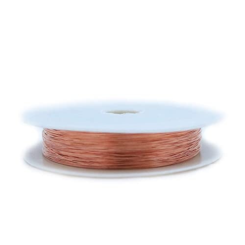 Image of 99.9% Pure Copper Wire, 21 Gauge, Half Round, Dead Soft, 70FT by Craft Wire | 99.9% Pure Copper Wire for Jewelry Making, Wire Wrapping, Pure Copper, CDA #110, 0.36mm Wire, Craft, High Quality Made in USA