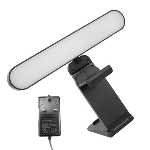 Luz para videoconferencias USB con altura ajustable y pantalla LED de estudio