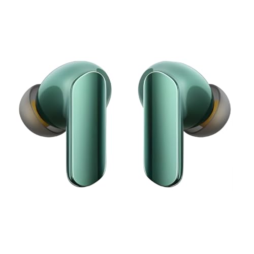 Image of Haroon Buds 7 Pro TWS Wireless Earbuds Bluetooth | Noise Cancellation 48 Hours Playtime with Charging Case (Green)