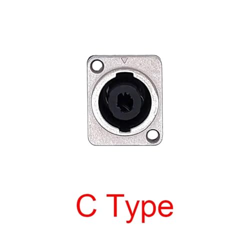 Conectores Speakon de 4 pines tipo C para cables de altavoces pasivos 2