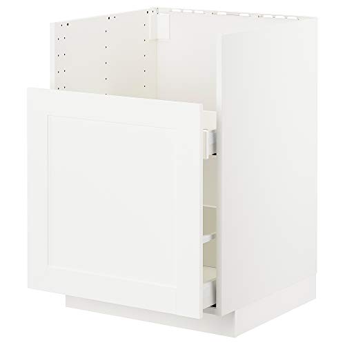 METOD bc f BREDSJÖN snk/1 frnt/2 drws 60x61.6x88 cm blanco/Sävedal blanco