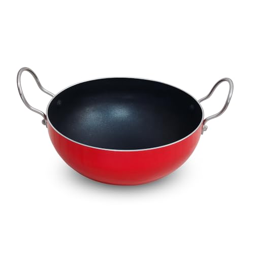 Image of Nagda Non Stick Kadai 16CM | 2 Layer Coating | Heat Proof Steel Handle | Non Induction | Easy to Wash