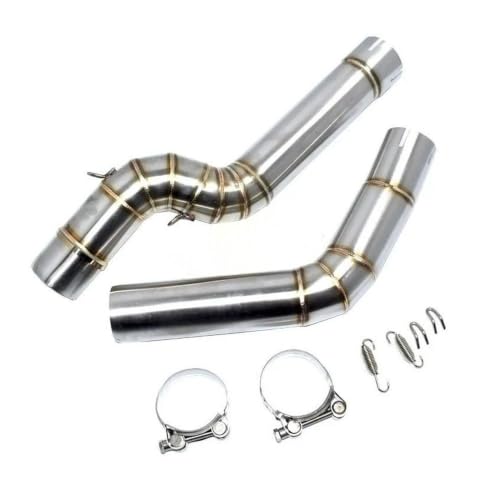 Tubo de escape de motocicleta de 51 mm enlace medio para CBR600RR F5