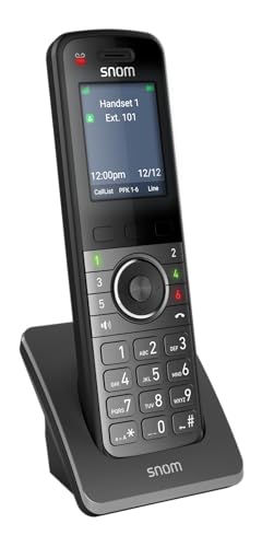 Téléphone sans fil numérique DECT avec batterie longue durée et Bluetooth Snom M55
