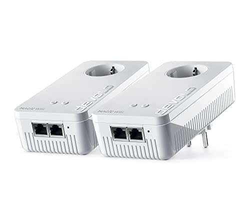 devolo 8956 Mesh WiFi Adapter, Magic 2 WiFi 6 Mesh Starter Kit -bis zu...