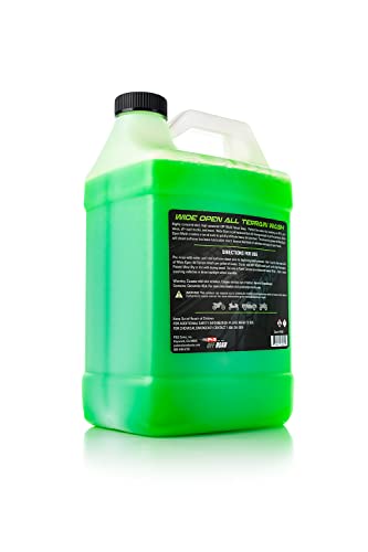 Image of P&S Off Road Wide Open All Terrain Wash - Heavy-Duty Concentrated Soap for ATVs, UTVs & More - Tough on Dirt & Mud, Safe on All Finishes, Rust Inhibitors - 1 Gallon