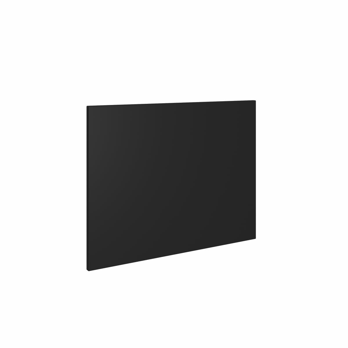 Aquariss Matte Black 700Mm L Shape Bath End Panel 18Mm Mdf Painting Adjustable Height For Bathroom Soaking Tub