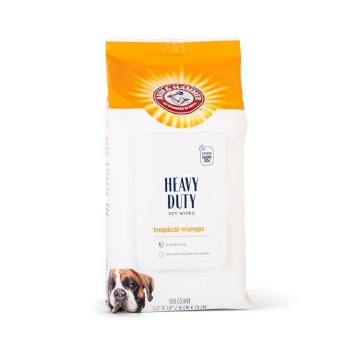 Arm  Hammer for Pets Heavy Duty Multipurpose Pet Bath Wipes | Dog Wipes Remove Odor  Refreshes Skin | Mango Scent 100 Count Dog Grooming Wipes for Pets  Cucciolini Doodles Arm  hammer for pets heavy duty multipurpose pet bath wipes | dog wipes remove odor  refreshes skin | mango scent 100 count dog grooming wipes for pets   cucciolini doodles