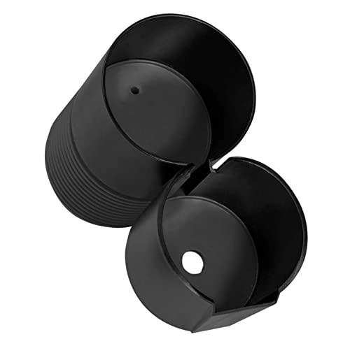 Organizador para consola con portavasos doble negro miniatura 2