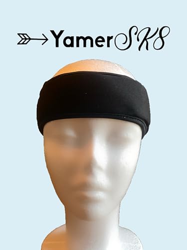Padded Headband for Figure Skating, Black (Large)4