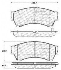 Centric (103.11640) Brake Pad, Ceramic