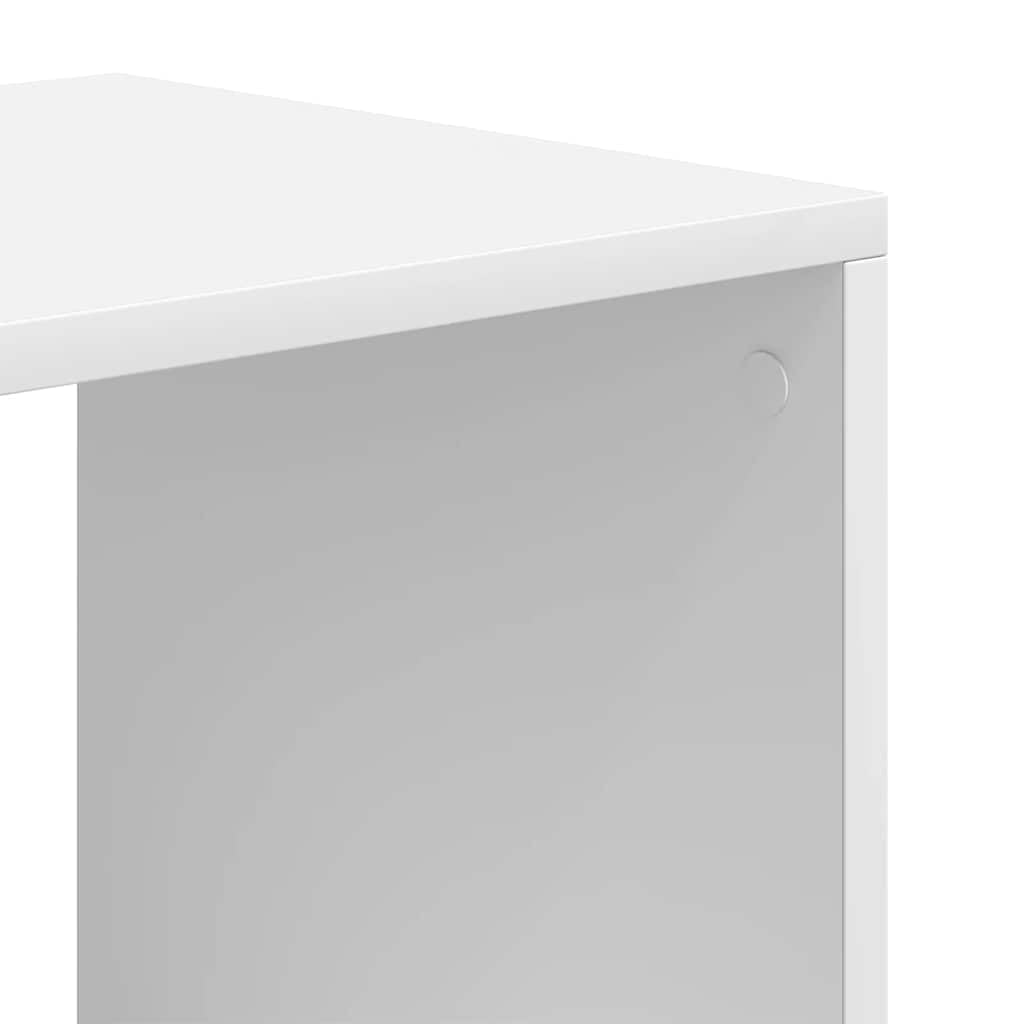 Generisch Bücherregal Weiß 66x31x112 cm Holzwerkstoff,Möbel,Regalsysteme,Bücherregale Bücherschränke-860301