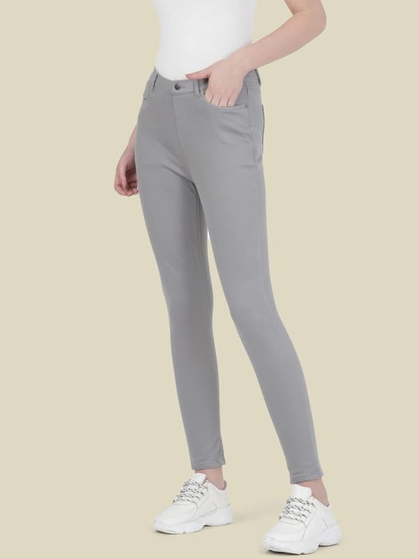 Image of GO COLORS Women Mid Rise Premium Straight Jeans