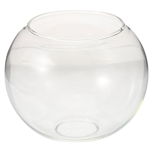 Artibetter Paralume Lampadario Sfera Vetro Doppio Foro, Ricambio Globo Vetro Rotondo Diametro 14 Cm, Facile da Pulire e Sostituire, Design Moderno per Lampade a Soffitto
