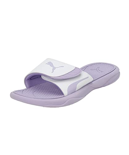 Image of Puma Women Royalcat Comfort Slide, purple