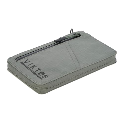 Image of VIKTOS Upscale Travel Wallet | Durable Weather-Resistant Compact Lightweight Tactical Everyday Carry Outdoor Storage Accessory Reinforced with a Carbon Fiber Chassis | 7.5 inch H x 4.5 inch W x 1 inch D, Greyman