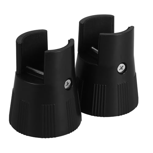VILLCASE 2pcs Adjustable Furniture Risers for Tables and Chairs Non-Slip Floor Protectors Elegant Design Compatible Various Leg for Home and Office Use