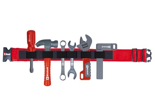 Happy People Einhell - Ceinture à outils pour enfant - 7 pièces - Avec 6 outils - Dimensions : environ 85 x 10 x 1 cm