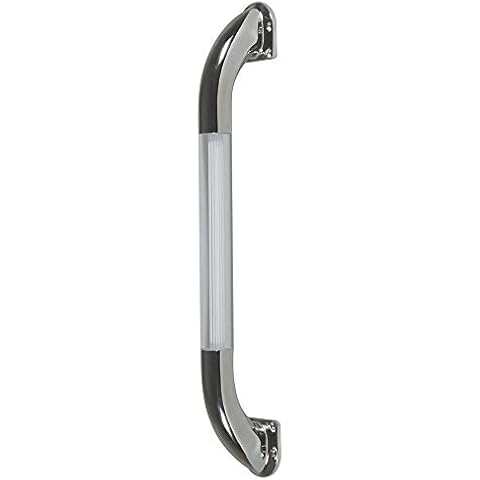 Manufacturer's Select ITC Straight 18” IllumaGrip Assist Handle with LED lit Center Handle for RV, Boat, or Home Step Assist Handle for Interior or Exterior use Cover