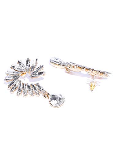 Heart-Shaped Silver Stud Earrings