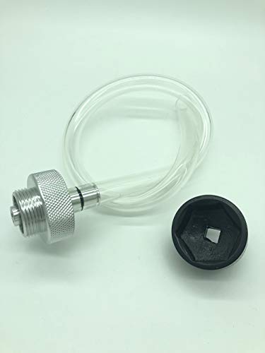JDT Oil Filter Drain Hose Tool for VW Audi 2.0T-2.5L Engine and 36MM Oil Filter Socket Set Fit for Oil Filter Housing