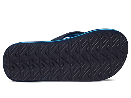 Image of REEF Kids' Ahi Beach Flip Flop, Soft Cushion Footbed, Water Friendly, Deep Sea Stripes, 4