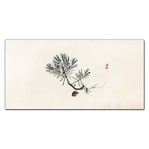 Image sur toile branche de fleurs 120x60cm pour habiller un grand mur vide