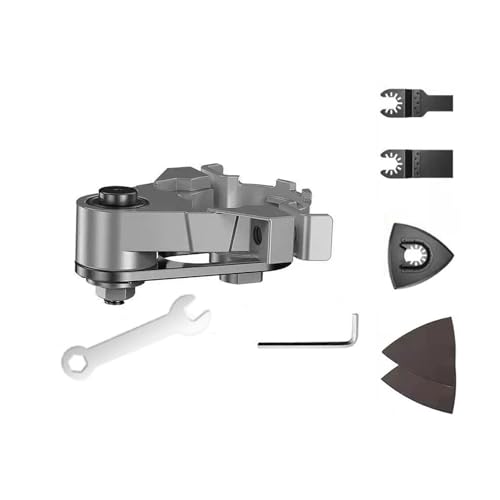 Adaptador De Cabezal Oscilante De Amoladora Angular De Metal Universal, Herramienta De Conversión Completa A Multiherramienta Para Accesorios De Amoladora Angular