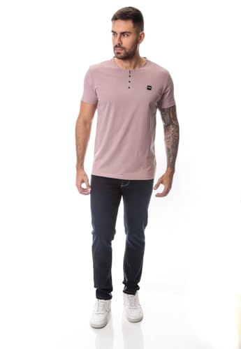 CRK Men's Skinny Fit Jeans – Dark Blue, Mid-Rise, Stretch Denim for a Sleek Look3