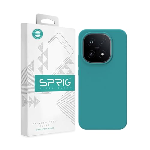 Image of SPRIG Compatible with IQOO 15 5G SilkTone Silicone Back Cover Drop Tested Shock Proof Mobile Case for Men, Women, Boys and Girls with Camera Protection (Ocean Blue)